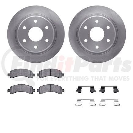 Dynamic Friction Company 6412-48083 Brake Rotor- HD Brake Pad - Hardware