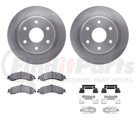 Dynamic Friction Company 6412-48082 Brake Rotor- HD Brake Pad - Hardware
