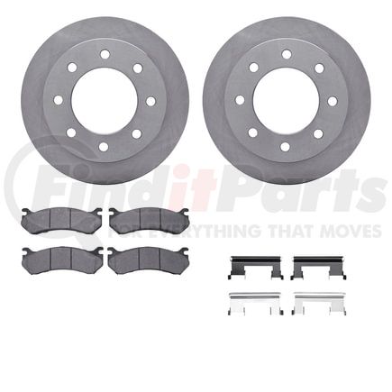 Dynamic Friction Company 6412-48094 Brake Rotor- HD Brake Pad - Hardware