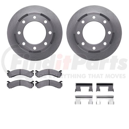 Dynamic Friction Company 6412-48088 Brake Rotor- HD Brake Pad - Hardware