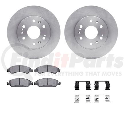 Dynamic Friction Company 6412-48104 Brake Rotor- HD Brake Pad - Hardware