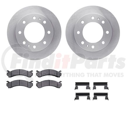 Dynamic Friction Company 6412-48109 Brake Rotor- HD Brake Pad - Hardware