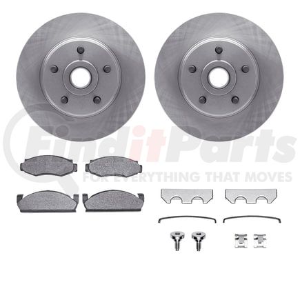 Dynamic Friction Company 6412-54007 Brake Rotor- HD Brake Pad - Hardware