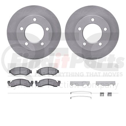 Dynamic Friction Company 6412-54025 Brake Rotor- HD Brake Pad - Hardware