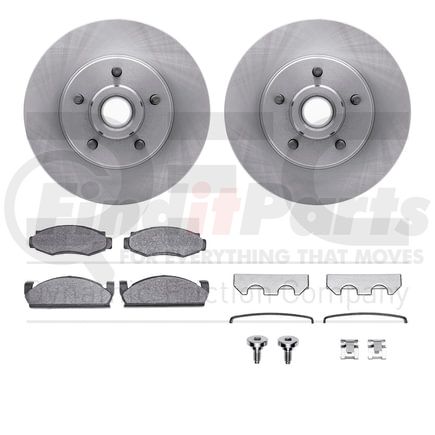 Dynamic Friction Company 6412-54022 Brake Rotor- HD Brake Pad - Hardware