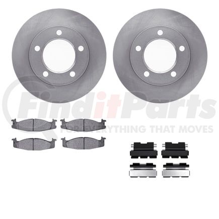 Dynamic Friction Company 6412-54068 Brake Rotor- HD Brake Pad - Hardware