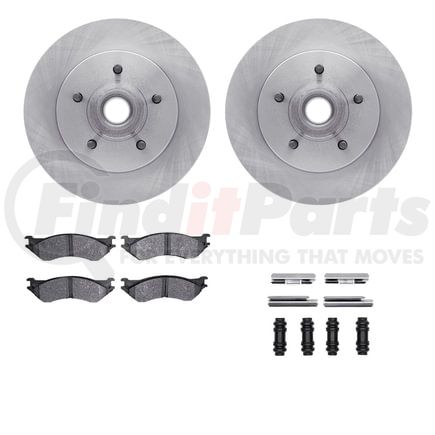 Dynamic Friction Company 6412-54113 Brake Rotor- HD Brake Pad - Hardware