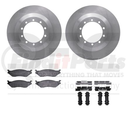 Dynamic Friction Company 6412-54131 Brake Rotor- HD Brake Pad - Hardware