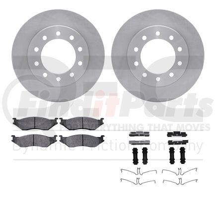 Dynamic Friction Company 6412-54236 Brake Rotor- HD Brake Pad - Hardware