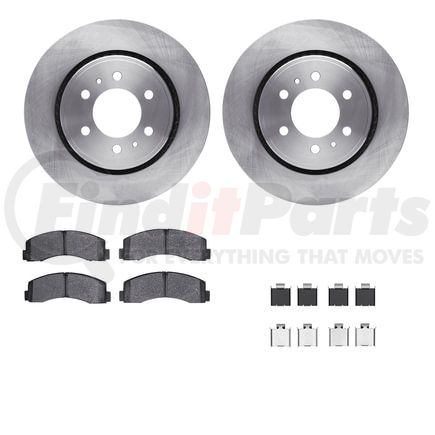 Dynamic Friction Company 6412-54266 Brake Rotor- HD Brake Pad - Hardware