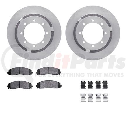 Dynamic Friction Company 6412-54296 Brake Rotor- HD Brake Pad - Hardware