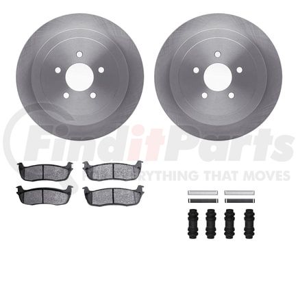 Dynamic Friction Company 6412-55001 Brake Rotor- HD Brake Pad - Hardware