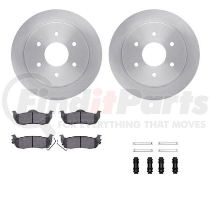 Dynamic Friction Company 6412-67001 Brake Rotor- HD Brake Pad - Hardware
