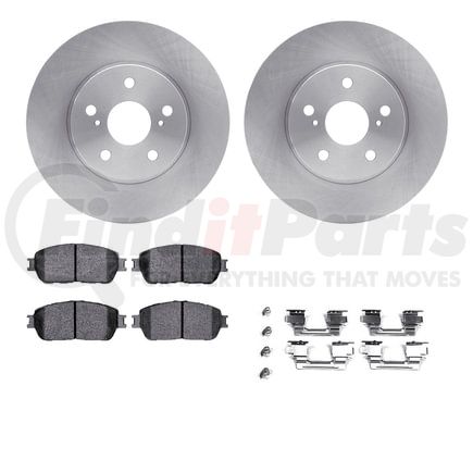 Dynamic Friction Company 6412-76001 Brake Rotor- HD Brake Pad - Hardware