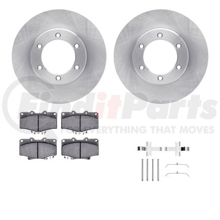 Dynamic Friction Company 6412-76022 Brake Rotor- HD Brake Pad - Hardware