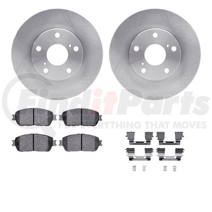 Dynamic Friction Company 6412-76052 Brake Rotor- HD Brake Pad - Hardware