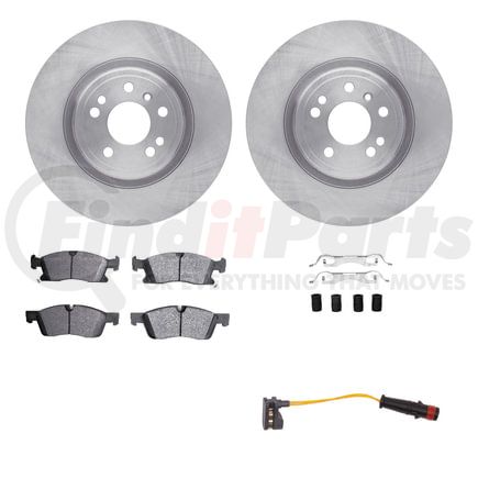 Dynamic Friction Company 6422-63001 Brake Rotor- HD Brake Pad - Hardware and Sensor