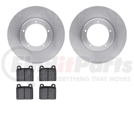 Dynamic Friction Company 6502-02041 DFC Brake Rotor with 5000 Advanced Brake Pads