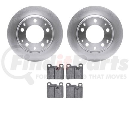 Dynamic Friction Company 6502-02086 DFC Brake Rotor with 5000 Advanced Brake Pads