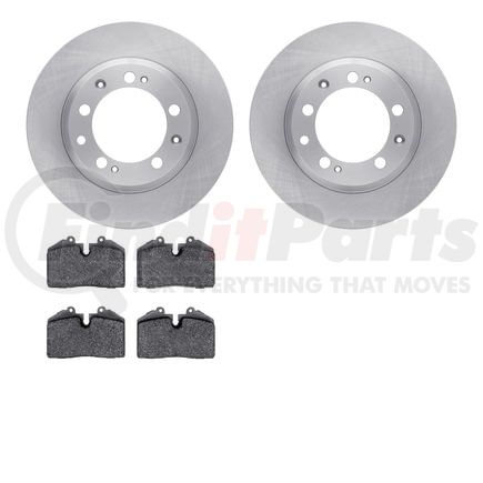 Dynamic Friction Company 6502-02095 DFC Brake Rotor with 5000 Advanced Brake Pads