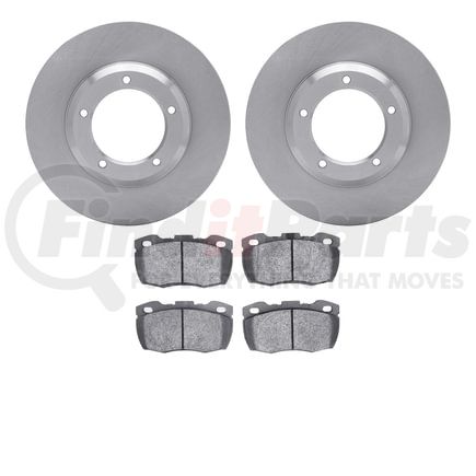 Dynamic Friction Company 6502-11046 DFC Brake Rotor with 5000 Advanced Brake Pads