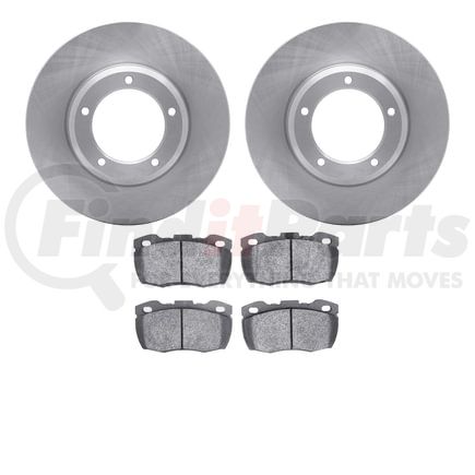 Dynamic Friction Company 6502-11036 DFC Brake Rotor with 5000 Advanced Brake Pads