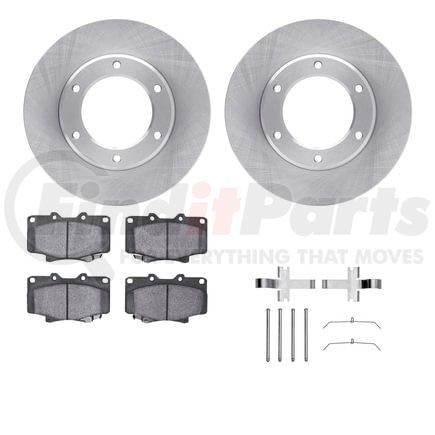 Dynamic Friction Company 6512-76427 Brake Rotor with 5000 Brake Pads and Hardware Kit