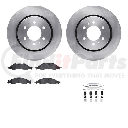 Dynamic Friction Company 6512-99630 Brake Rotor with 5000 Brake Pads and Hardware Kit