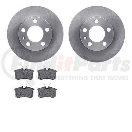 Dynamic Friction Company 6602-13416 Rotors with 5000 Euro Ceramic Brake Pads