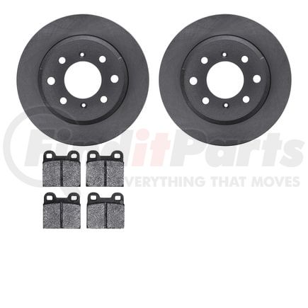 Dynamic Friction Company 6602-16003 Rotors with 5000 Euro Ceramic Brake Pads