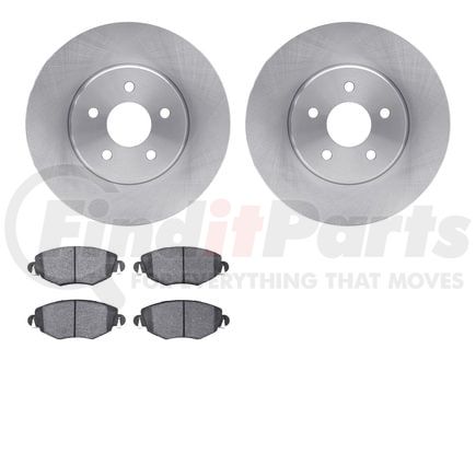 Dynamic Friction Company 6602-20039 Rotors with 5000 Euro Ceramic Brake Pads
