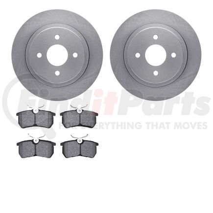 Dynamic Friction Company 6602-54039 Rotors with 5000 Euro Ceramic Brake Pads