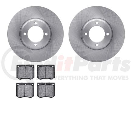 Dynamic Friction Company 6602-56015 Rotors with 5000 Euro Ceramic Brake Pads