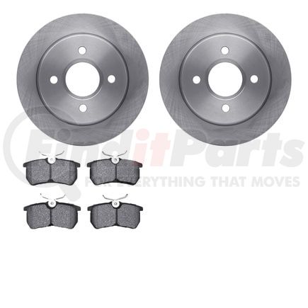 Dynamic Friction Company 6602-54031 Rotors with 5000 Euro Ceramic Brake Pads