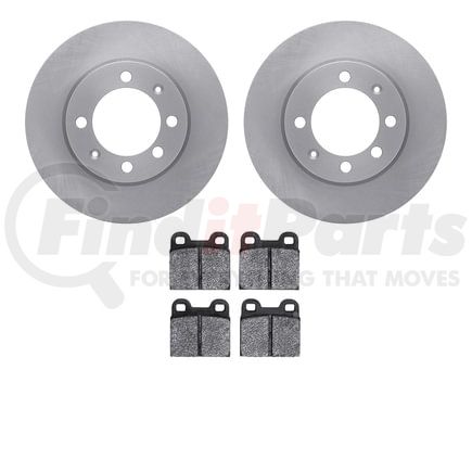 Dynamic Friction Company 6602-65006 Rotors with 5000 Euro Ceramic Brake Pads
