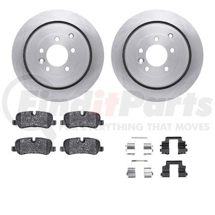 Dynamic Friction Company 6612-11031 Rotors with 5000 Euro Ceramic Brake Pads includes Hardware