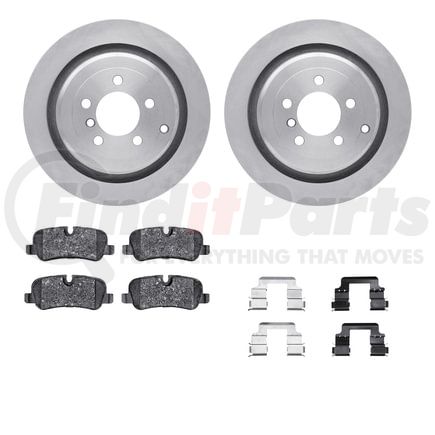 Dynamic Friction Company 6612-11063 Rotors with 5000 Euro Ceramic Brake Pads includes Hardware