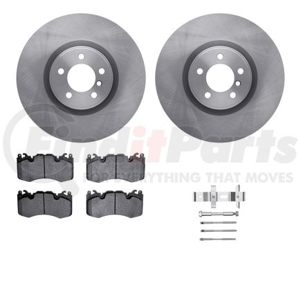 Dynamic Friction Company 6612-11075 Rotors with 5000 Euro Ceramic Brake Pads includes Hardware