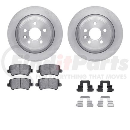 Dynamic Friction Company 6612-11087 Rotors with 5000 Euro Ceramic Brake Pads includes Hardware