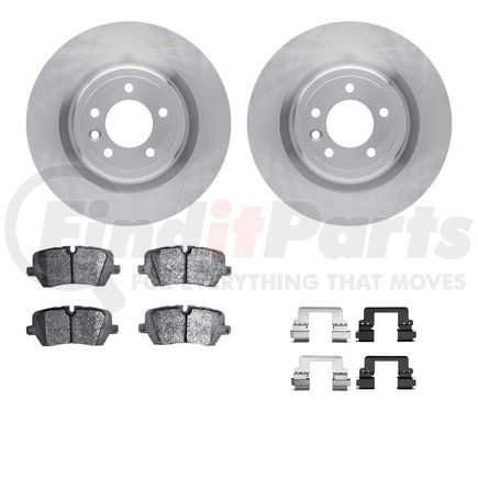 Dynamic Friction Company 6612-11103 Rotors with 5000 Euro Ceramic Brake Pads includes Hardware