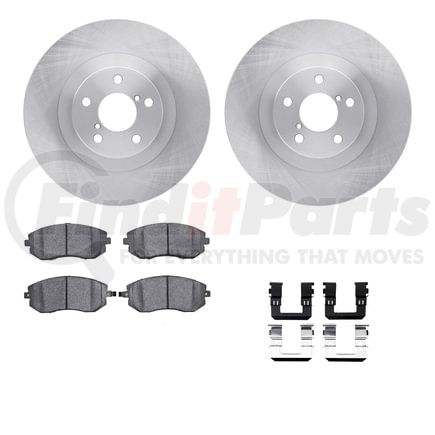Dynamic Friction Company 6612-13042 Rotors with 5000 Euro Ceramic Brake Pads includes Hardware