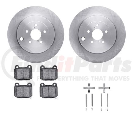 Dynamic Friction Company 6612-13055 Rotors with 5000 Euro Ceramic Brake Pads includes Hardware