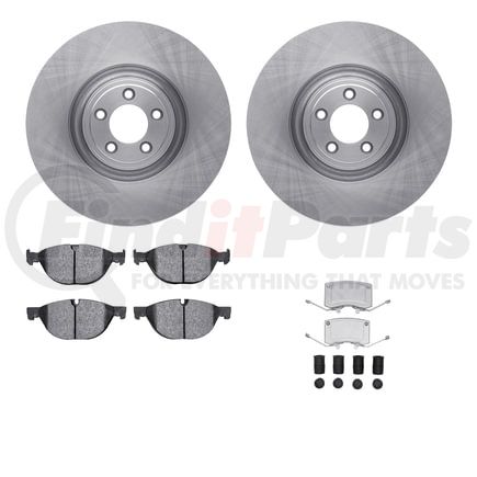 Dynamic Friction Company 6612-20075 Rotors with 5000 Euro Ceramic Brake Pads includes Hardware