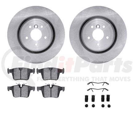 Dynamic Friction Company 6612-20107 Rotors with 5000 Euro Ceramic Brake Pads includes Hardware