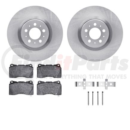Dynamic Friction Company 6612-27139 Rotors with 5000 Euro Ceramic Brake Pads includes Hardware