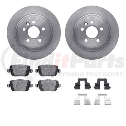 Dynamic Friction Company 6612-27155 Rotors with 5000 Euro Ceramic Brake Pads includes Hardware