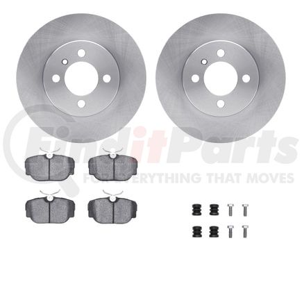 Dynamic Friction Company 6612-31063 Rotors with 5000 Euro Ceramic Brake Pads includes Hardware