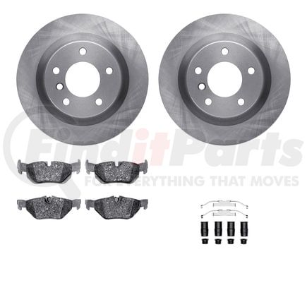 Dynamic Friction Company 6612-31306 Rotors with 5000 Euro Ceramic Brake Pads includes Hardware