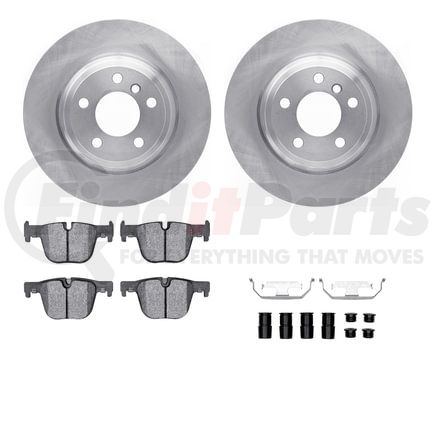 Dynamic Friction Company 6612-31387 Rotors with 5000 Euro Ceramic Brake Pads includes Hardware