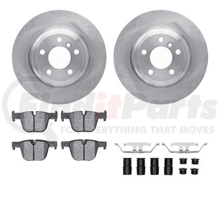 Dynamic Friction Company 6612-31388 Rotors with 5000 Euro Ceramic Brake Pads includes Hardware